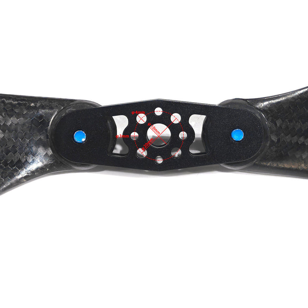 Quiet 28'' x 9.2'' inch Carbon Fiber Composite Propeller Folding Blades for Agricultural Plant Protection Aerial Photography Drone