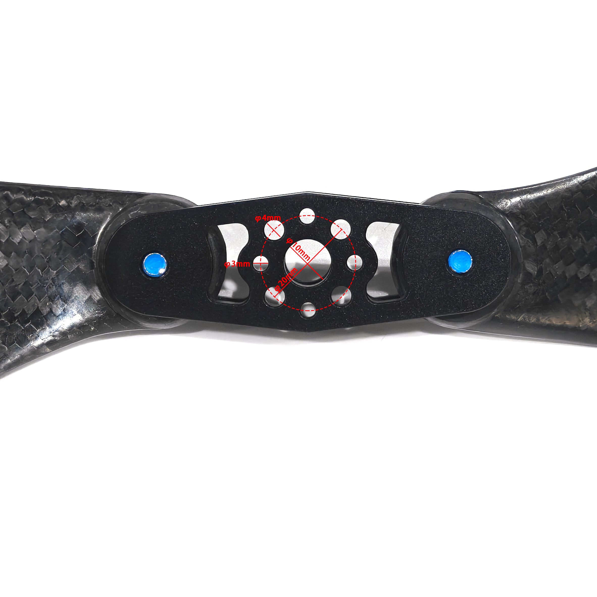 Quiet 26'' x 8.5'' inch Carbon Fiber Composite Propeller Folding Blades for Agricultural Plant Protection Aerial Photography Drone