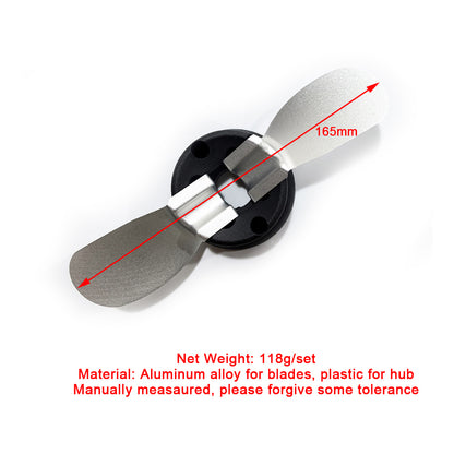 In Stock 2 Blades Folding Propeller for Maytech 6579 / 6374 WPC Motor for Foiling Assist Paddle Board DIY Efoil
