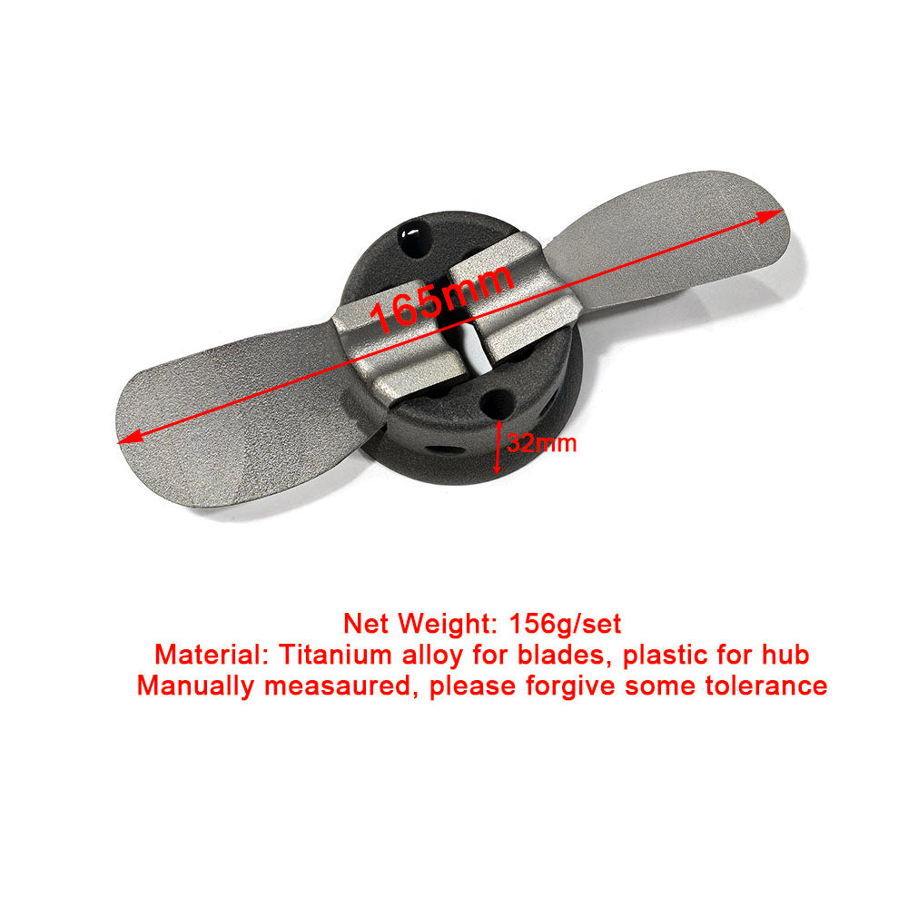 In Stock 2 Blades Folding Propeller for Maytech 6579 / 6374 WPC Motor for Foiling Assist Paddle Board DIY Efoil