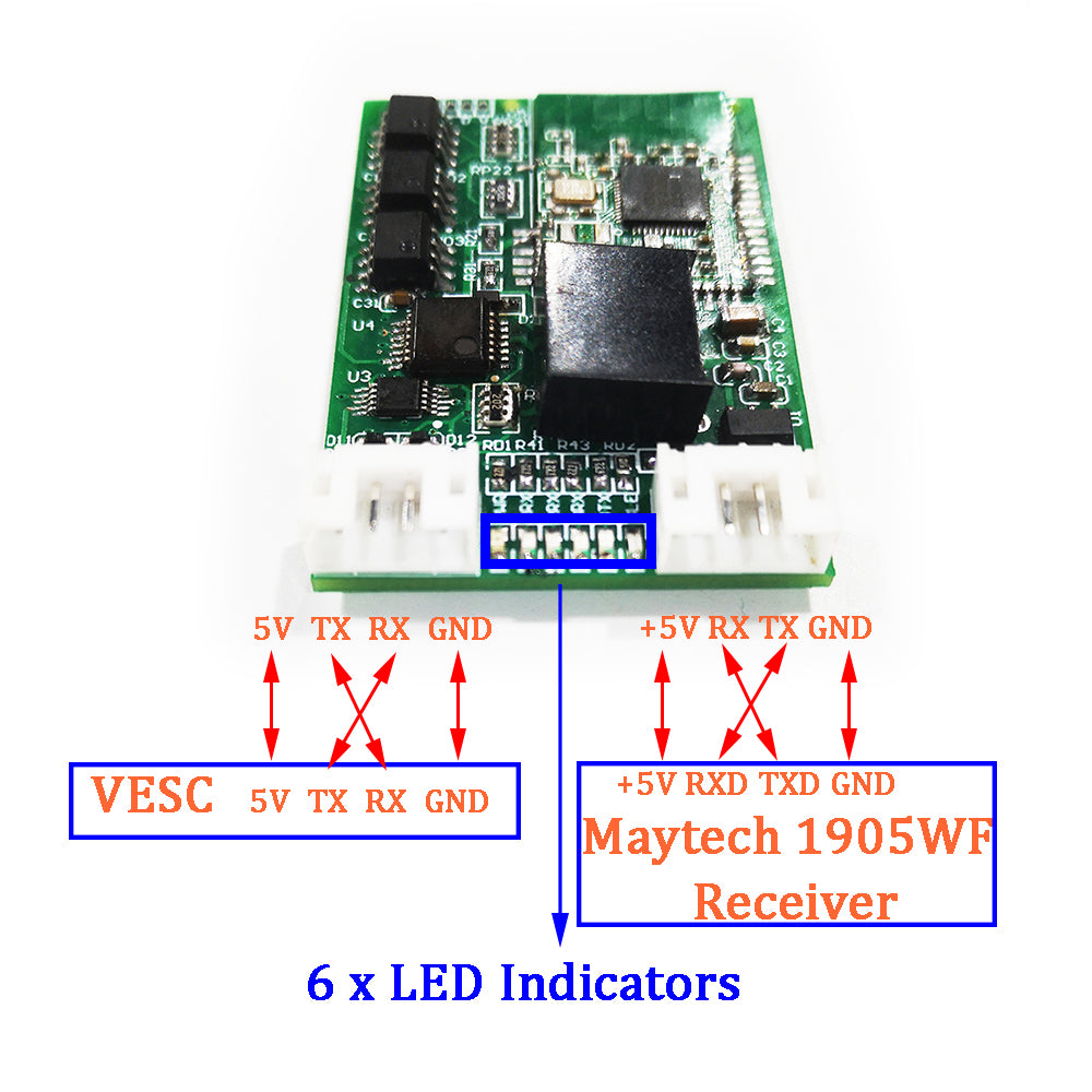 In Stock MAYRC V5 Bluetooth Module Can Automatically Switch VESC Communication with Receiver or Bluetooth Module