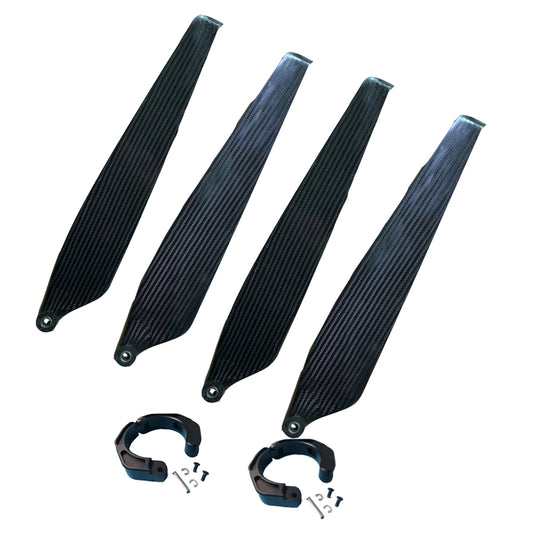 4Blades MAYRC Foldable Carbon Fiber Propeller Nylon Paddle for JF P100/V40/V50 Agricultural Plant Protection Drone