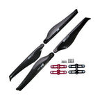 Quiet 18'' x 5.9'' inch Carbon Fiber Composite Propeller Folding Blades for Agricultural Plant Protection Aerial Photography Drone