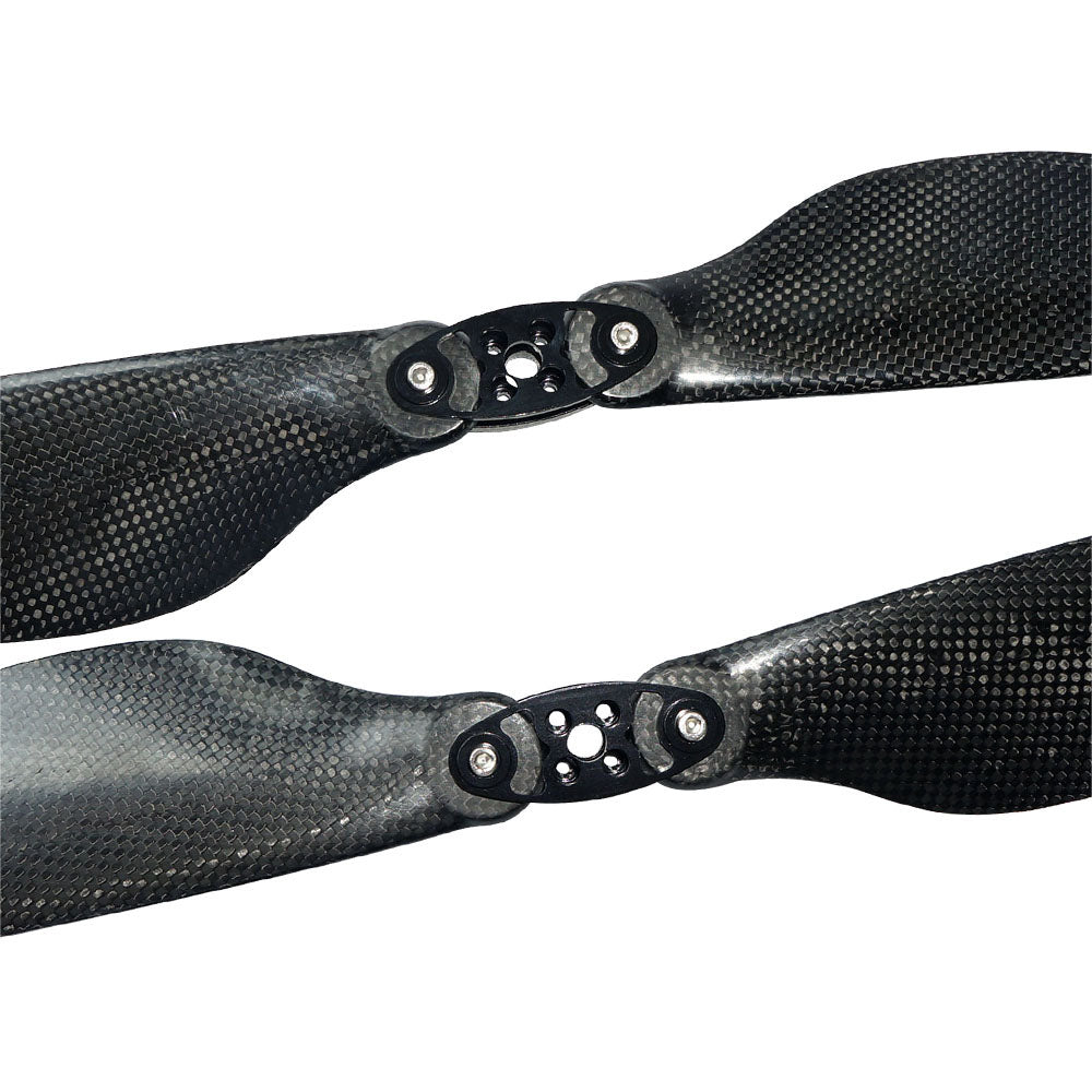 Quiet 24'' x 7.9'' inch Carbon Fiber Composite Propeller Folding Blades for Agricultural Plant Protection Aerial Photography Drone