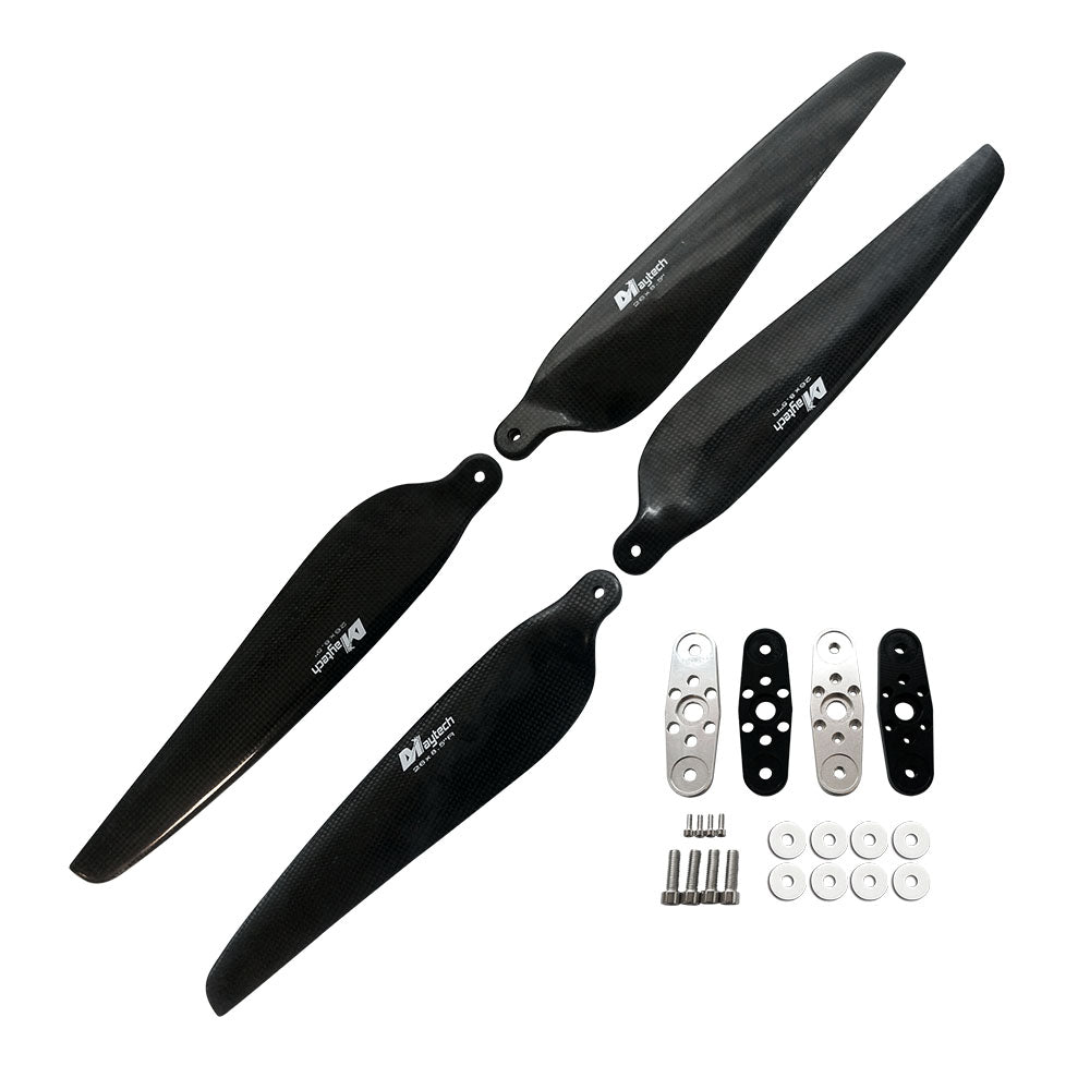 MAYRC 26.0x8.5Inch T-Motor Carbon Fold-Blade Balsa Wood Propeller for RC Crop Protection Airplane