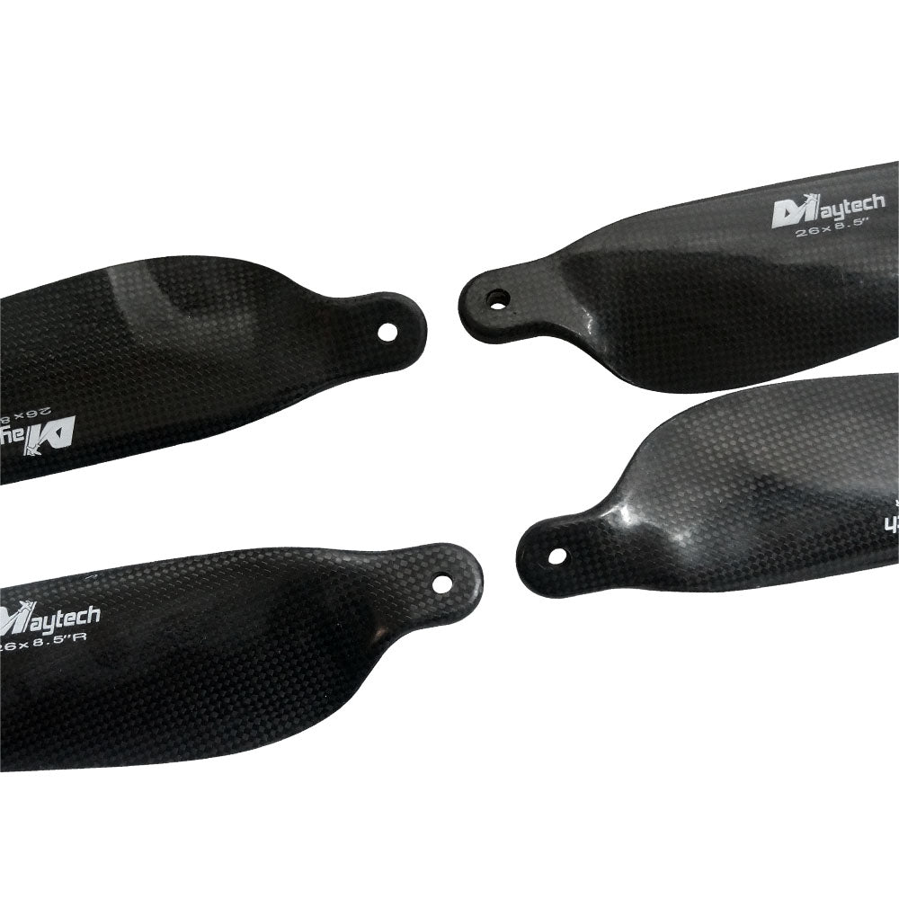 MAYRC 26.0x8.5Inch T-Motor Carbon Fold-Blade Balsa Wood Propeller for RC Crop Protection Airplane