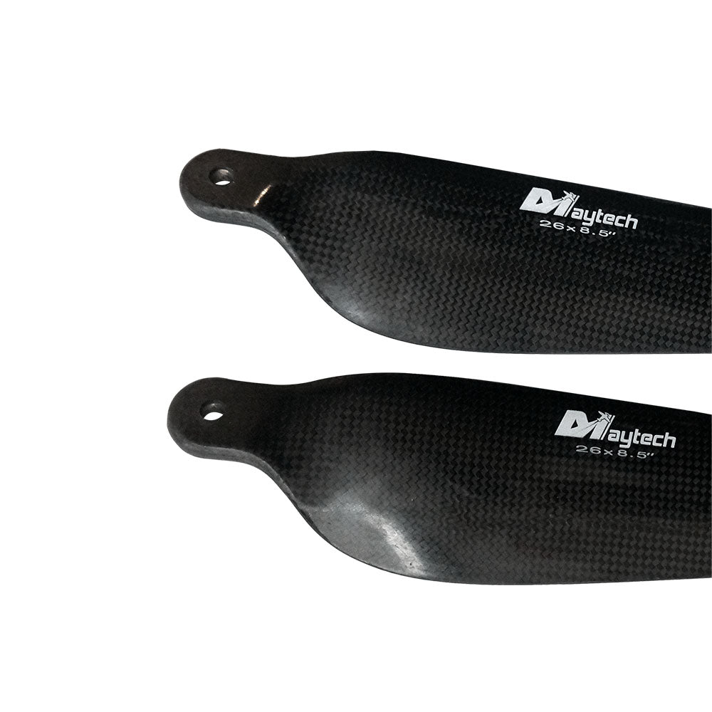 MAYRC 26.0x8.5Inch T-Motor Carbon Fold-Blade Balsa Wood Propeller for RC Crop Protection Airplane