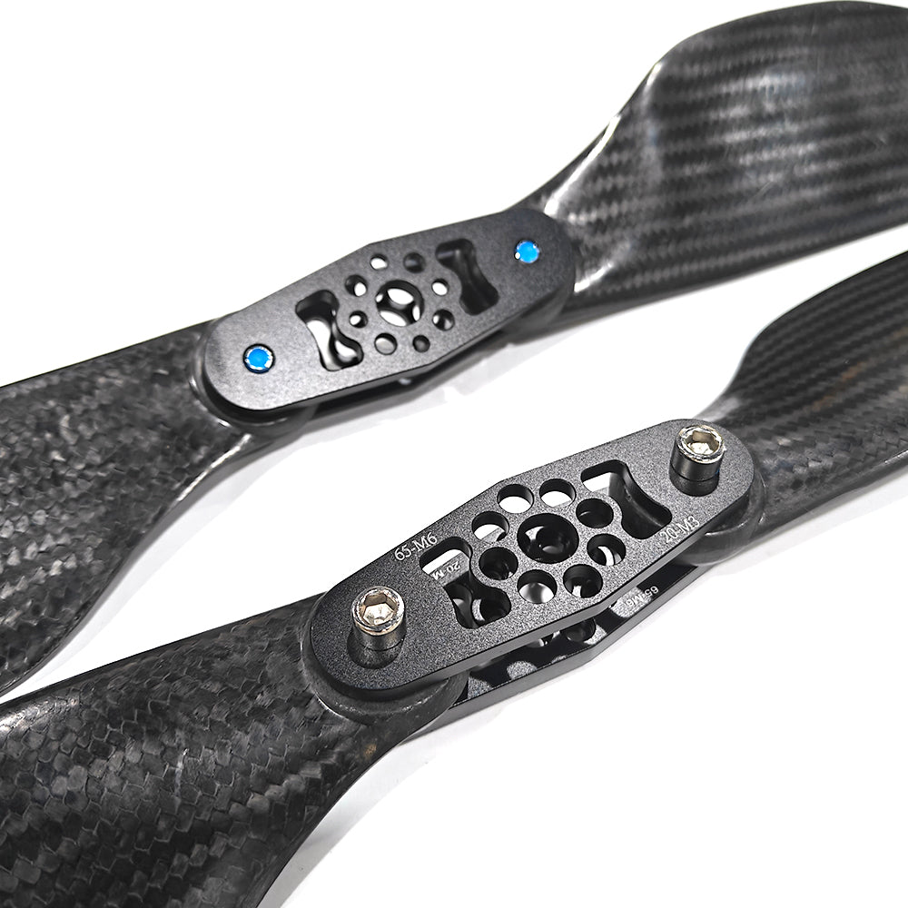 Quiet 26'' x 8.5'' inch Carbon Fiber Composite Propeller Folding Blades for Agricultural Plant Protection Aerial Photography Drone
