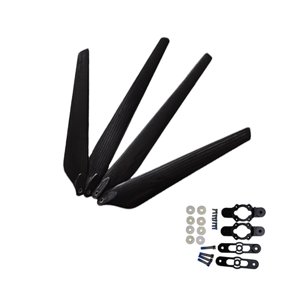 28'' x 8.0'' Inch 2880 Folding Propeller for DJI E5000 / E7000 Propulsion System CW CCW PMI Aviation Bubble + Carbon Fiber Composite