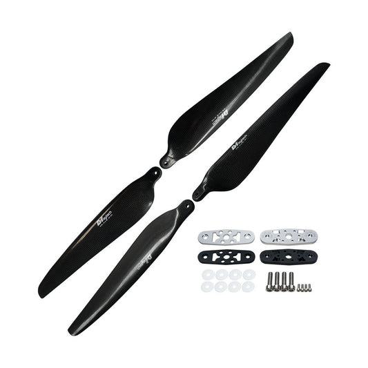 MAYRC 28.0x8.5Inch T-Motor Fold-Blade Carbon Composite Balsa Wood Propeller for Heavy Spraying Aircraft