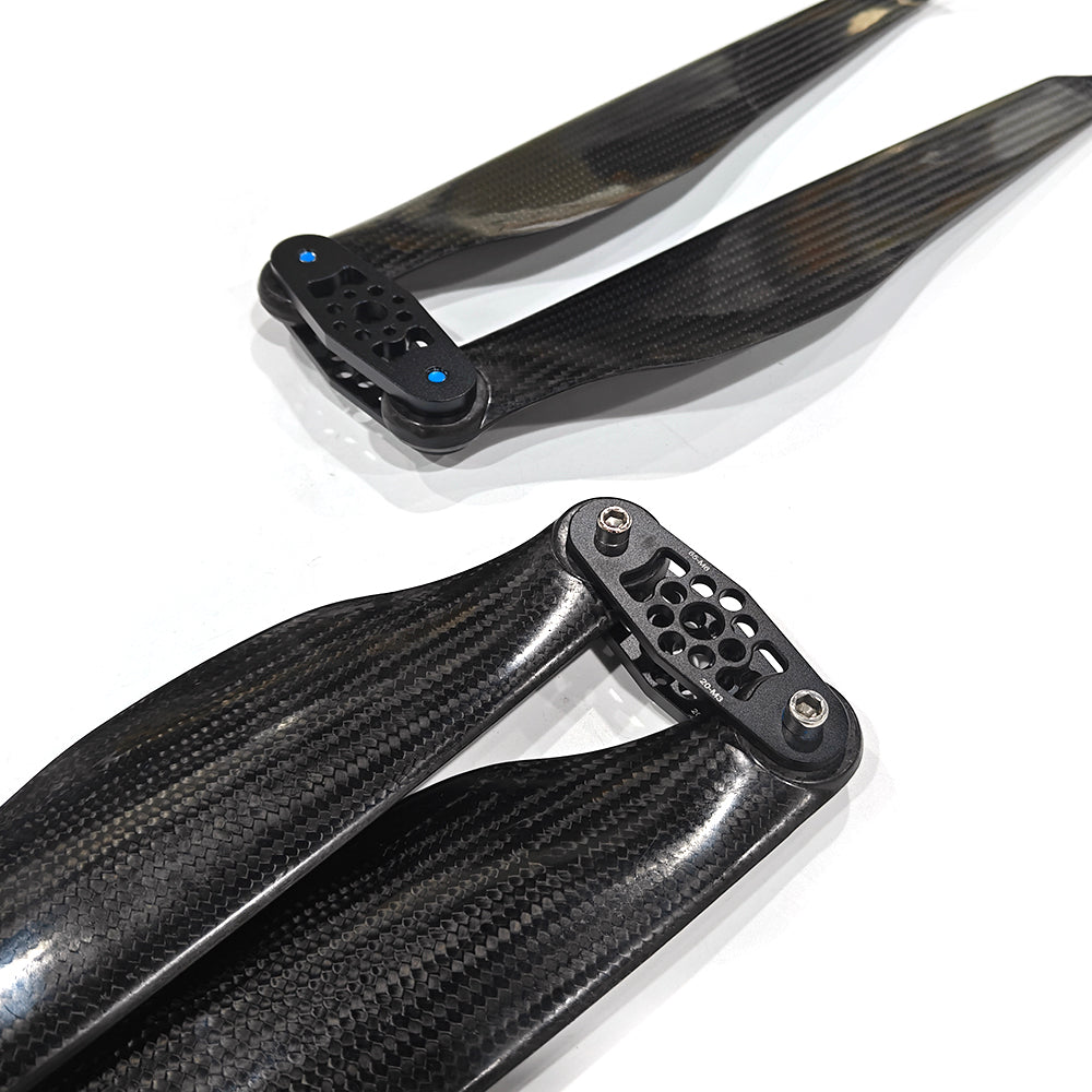 Quiet 28'' x 9.2'' inch Carbon Fiber Composite Propeller Folding Blades for Agricultural Plant Protection Aerial Photography Drone