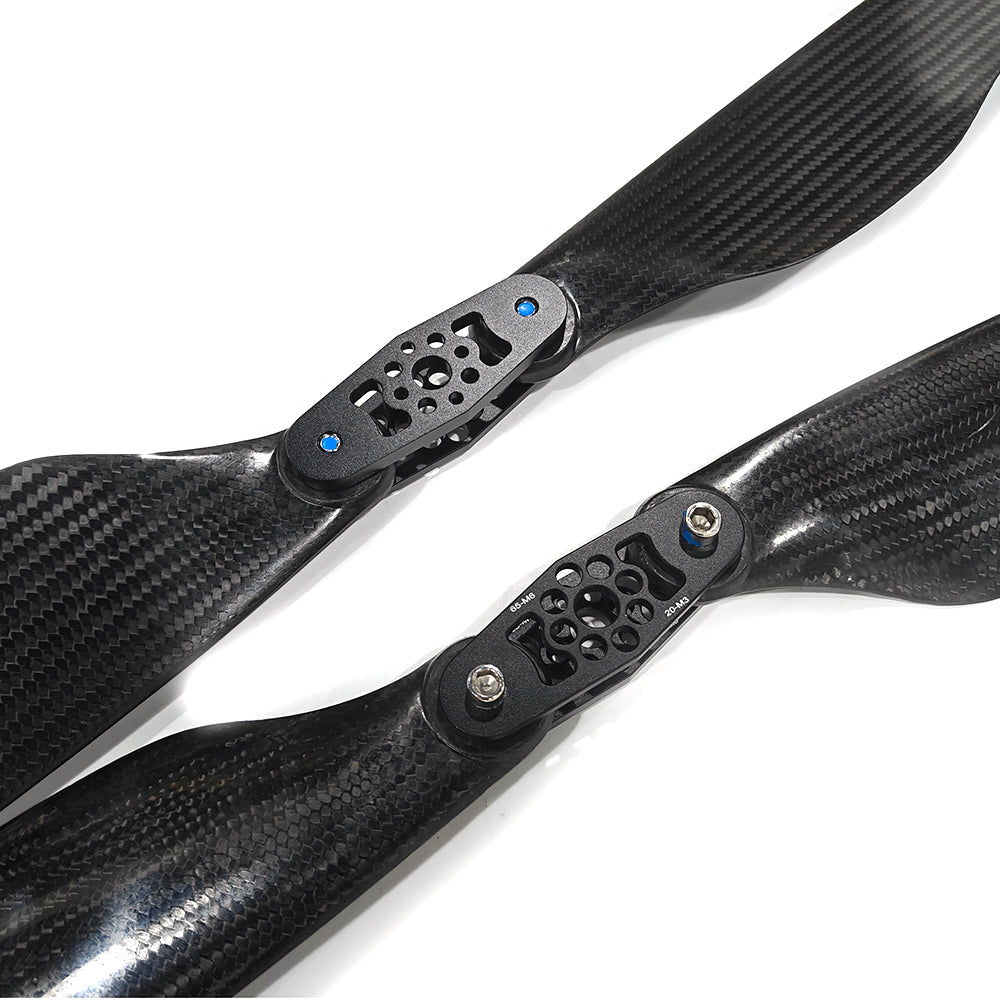 Quiet 28'' x 9.2'' inch Carbon Fiber Composite Propeller Folding Blades for Agricultural Plant Protection Aerial Photography Drone