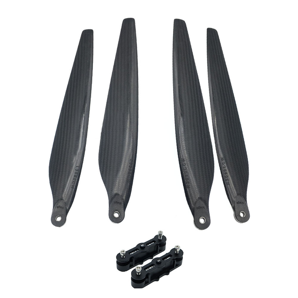 30‘’ x 9.0‘’ Inch 3090 Foldable Blades for Hobbywing X8 Agricultural Drone Propulsion System Folding Propeller