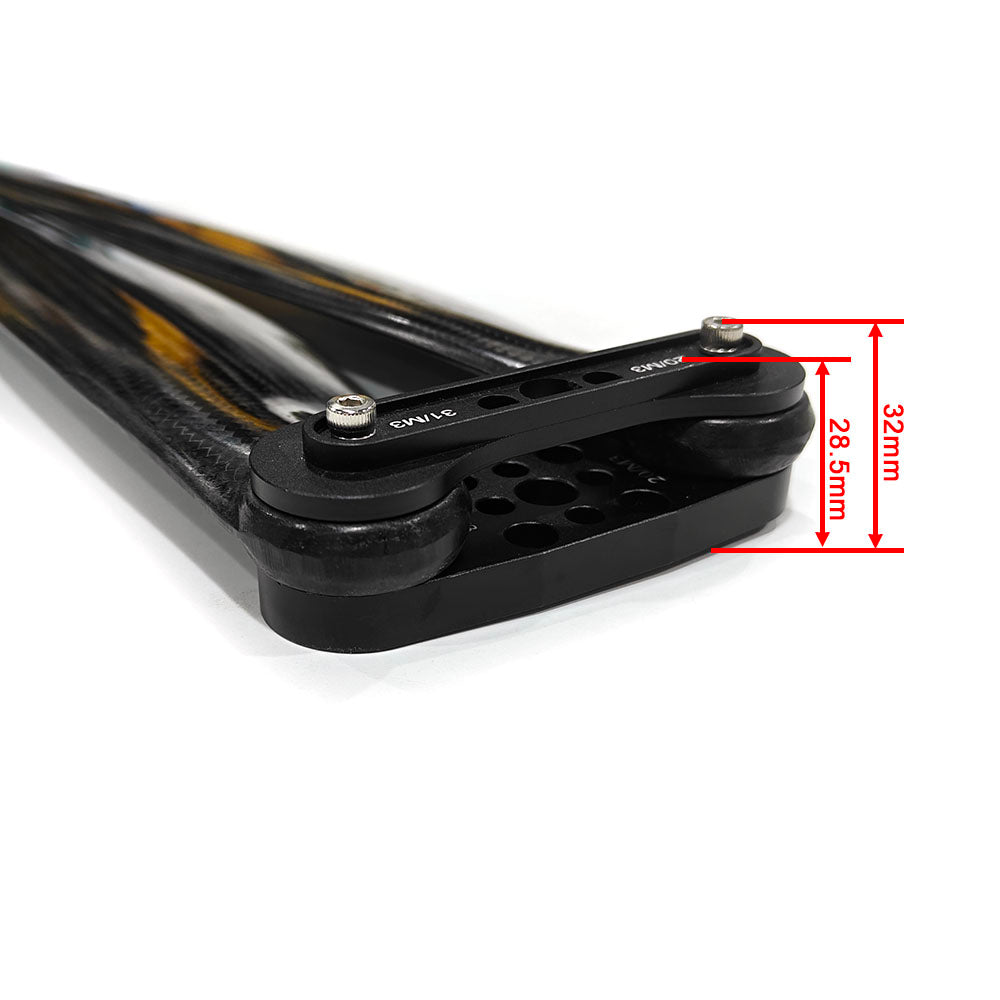 Quiet 30'' x 9.9'' inch Carbon Fiber Composite Propeller Folding Blades for Agricultural Plant Protection Aerial Photography Drone