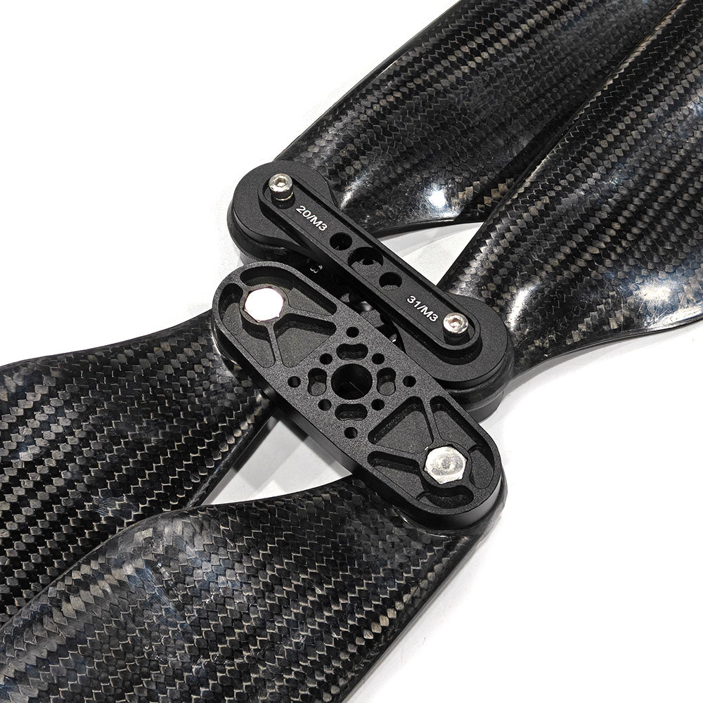 Quiet 30'' x 9.9'' inch Carbon Fiber Composite Propeller Folding Blades for Agricultural Plant Protection Aerial Photography Drone