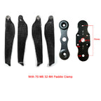 Quiet 30'' x 9.9'' inch Carbon Fiber Composite Propeller Folding Blades for Agricultural Plant Protection Aerial Photography Drone