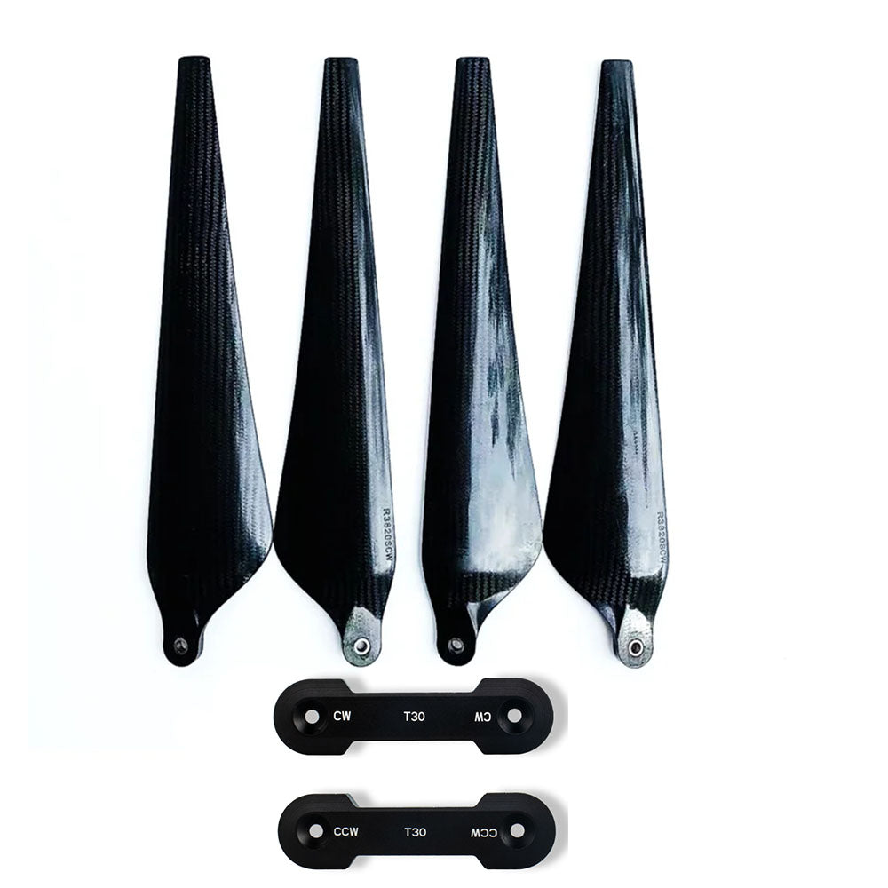 38'' x 20'' Inch 3820 Folding Propeller for DJI Agras T30 Sprayer Drone CW CCW PMI Aviation Bubble + Carbon Fiber Composite