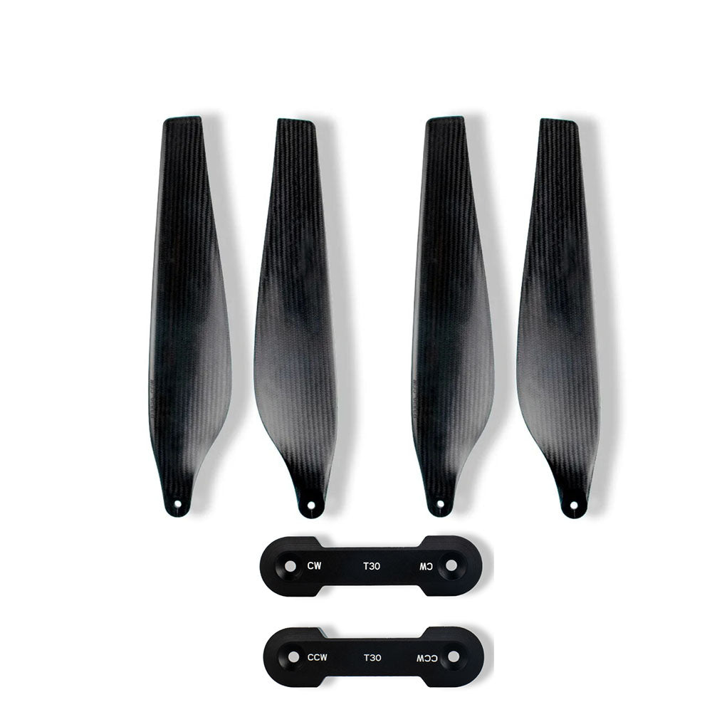 38'' x 20'' Inch 3820 Folding Propeller for DJI Agras T30 Sprayer Drone CW CCW PMI Aviation Bubble + Carbon Fiber Composite