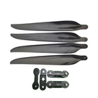 48'’ x 17.5‘’ Inch 48175 Folding Propeller for Hobbywing X11 MAX CW CCW Agricultural Drone Propulsion System PMI Aviation Bubble + Carbon Fiber Composite Blades