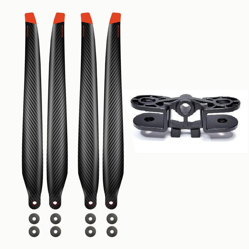 62'' x 23.8'' Inch 62238 Folding Propeller for DJI T100 / T70P / T70 Agricultural Drone CW CCW PMI Aviation Bubble + Carbon Fiber Composite Blades