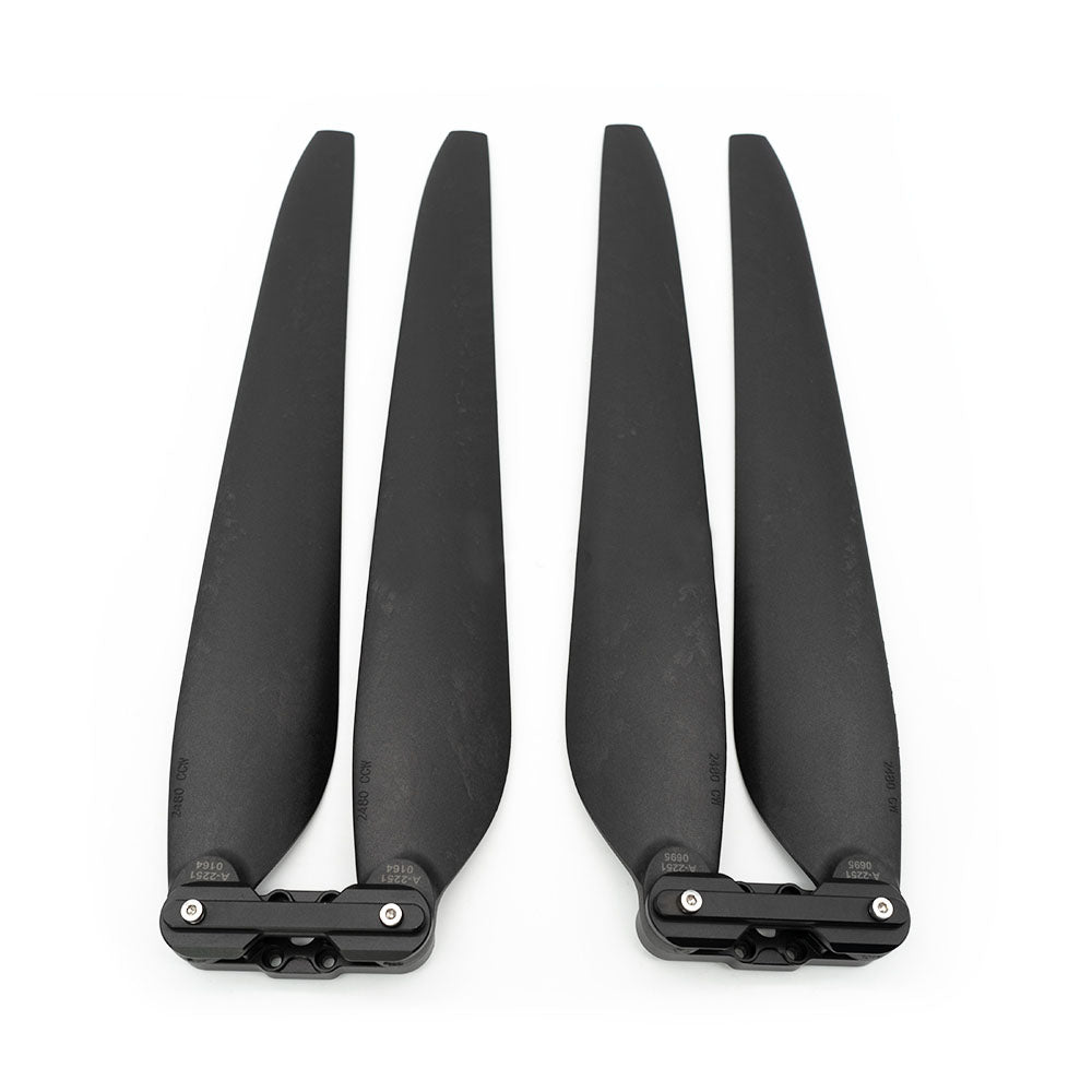 16Blades MAYRC 24inch 2480 Folding Props Carbon Fiber&Nylon Alloy Propellers for Hobbywing X6 PLUS Drone