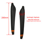 24‘’ x 8.0‘’ Inch 2480 Foldable Blades for Hobbywing X6 PLUS Agricultural Drone Propulsion System Nylon Carbon Composite Propeller