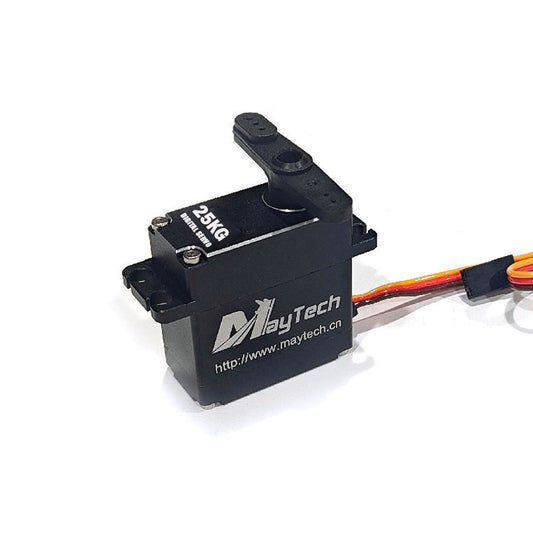 MAYRC 0.08sec/60° Metal Gear 25kg/cm Torque Degree Digital Servo for RC Cars Boat Duct Plane Body Stainless Steel