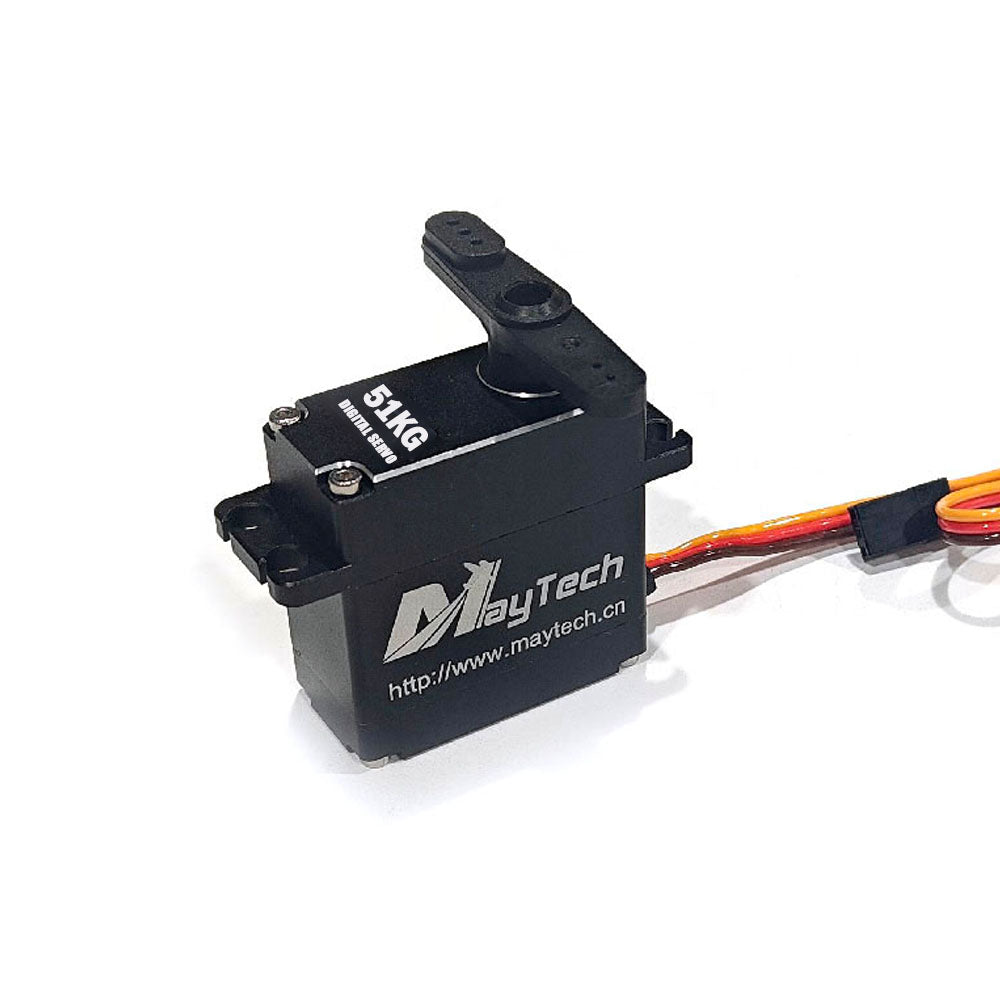 MAYRC 0.09sec/60° High Speeed Aluminum Degree Digital Servo 51kg/cm Torque for Mechanical Arms RC Truck