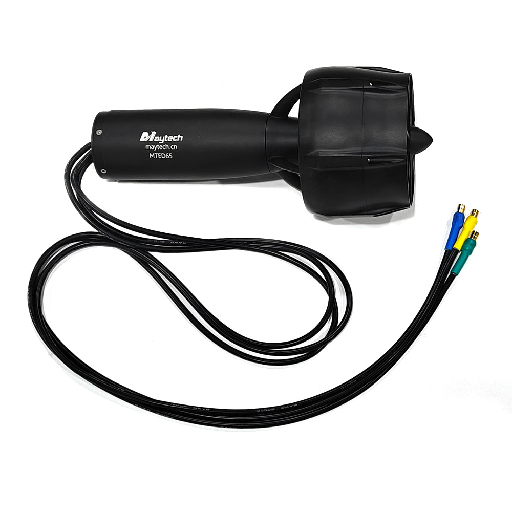 Maytech MTED65 5.5KW Waterproof Efoil Motor with Prop and Prop Guard for Electric Hydrofoil Tow Boogie Underwater Scooter