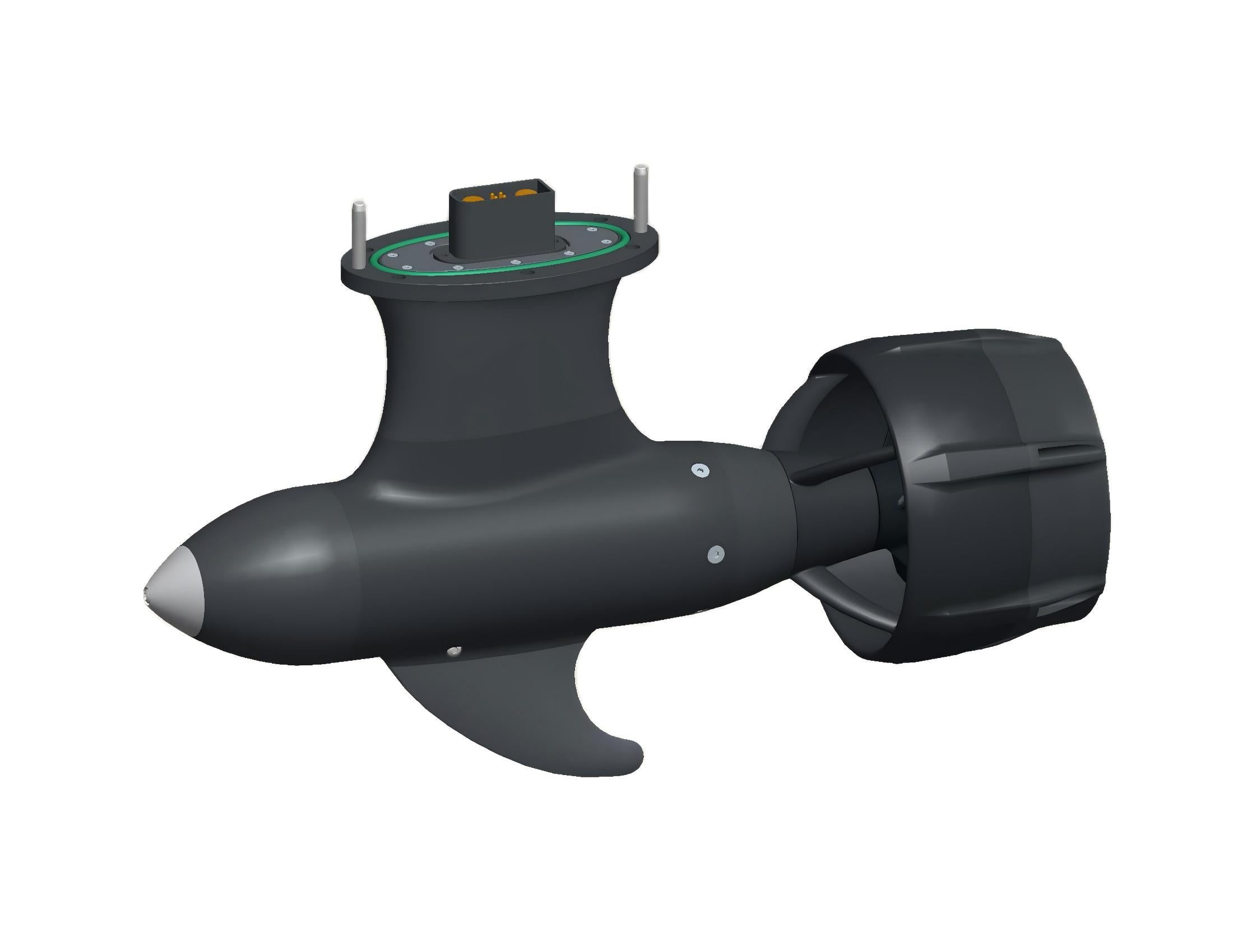Maytech MTED65-E Pod Drive Outboard Motor 5.5KW with Integrated ESC for Underwater Thruster System