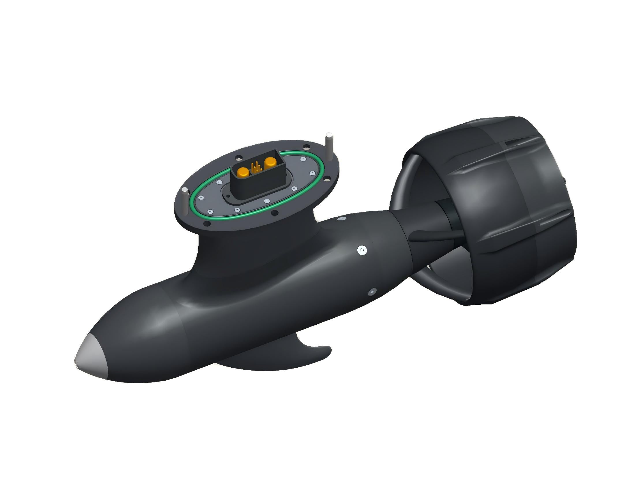 Maytech MTED65-E Pod Drive Outboard Motor 5.5KW with Integrated ESC for Underwater Thruster System