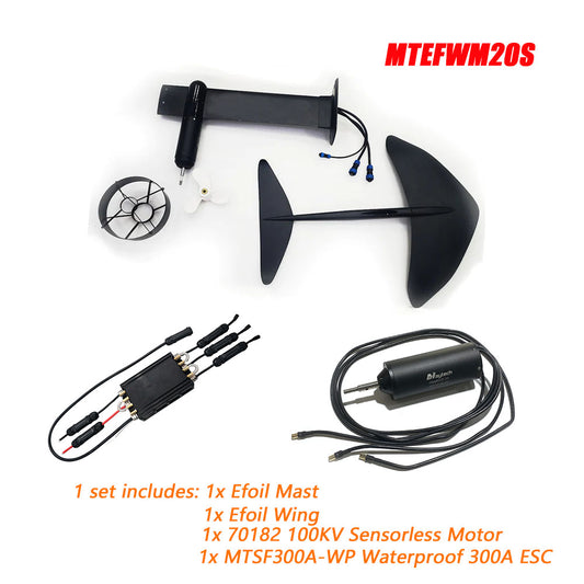 MAYRC Kit Wing Mast 70182 100KV Waterproof Motor 300A internal controller for Electric Jet Board Hydrofoil Surfboard