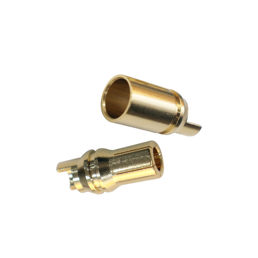 Bullet Connector 8mm / 10mm Male / Female Gold-plated Plug