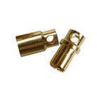 Bullet Connector 8mm / 10mm Male / Female Gold-plated Plug