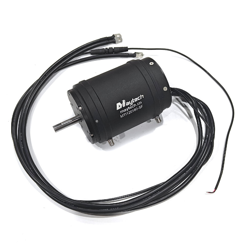 Maytech 23KW 120180 Inrunner Watercooled Motor for Electric Surfboard Speed Boats Fishing Boats Jetski Formula Racing Car