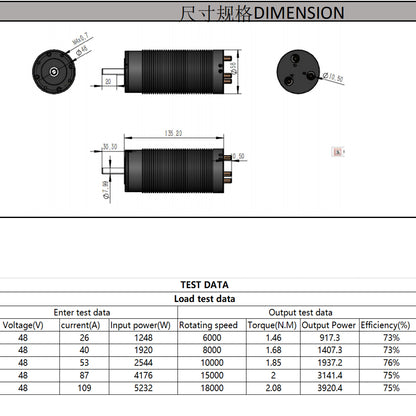 New Arrival MAYRC 85135 9KW Brushless Motor with Watercool-ed for Efoil Jet Boat Hydrofoil