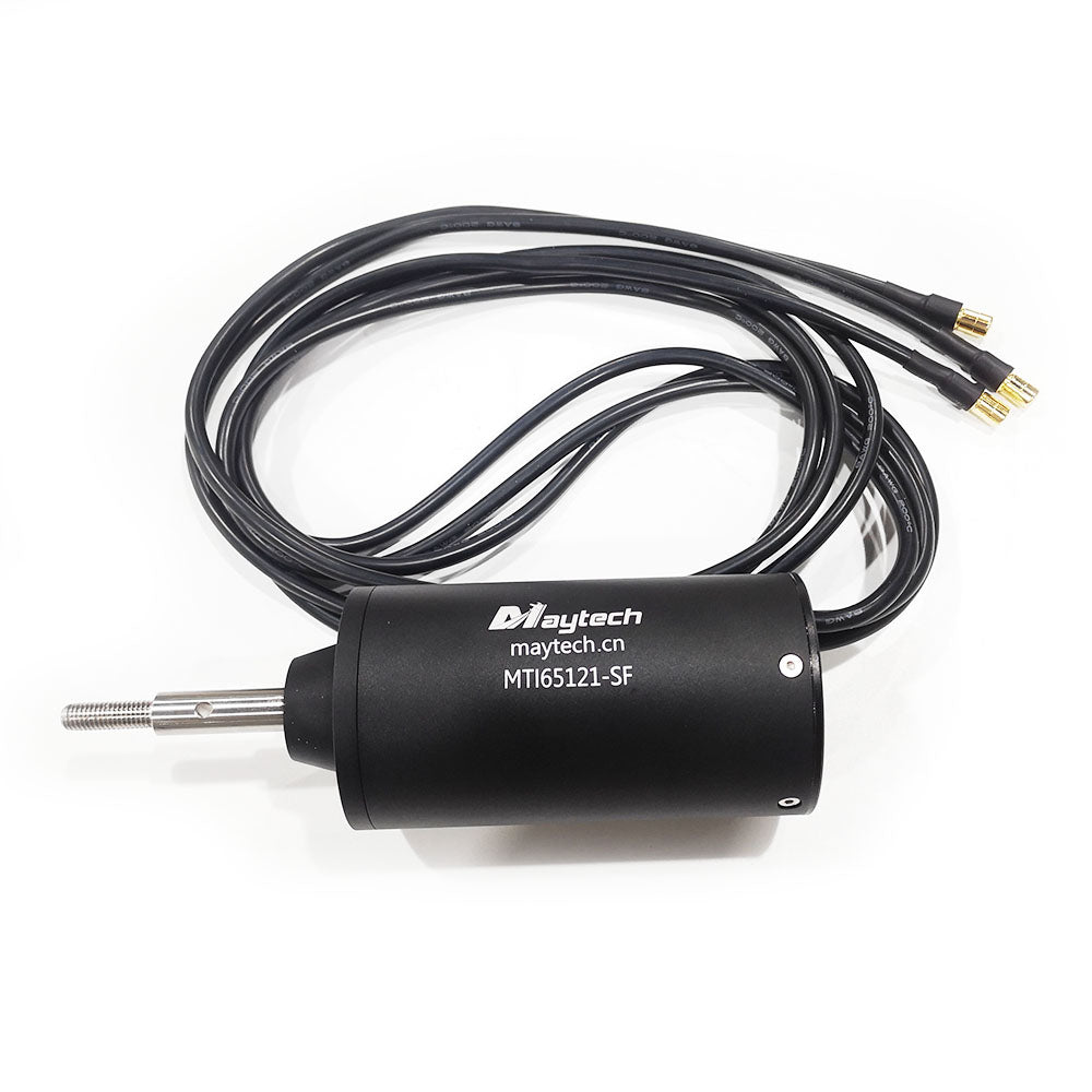 Maytech IP68 Waterproof Motor 65121 130KV 3KW Sensorless BLDC Marine Motor for Foil Assist Rescue Lifebuoys