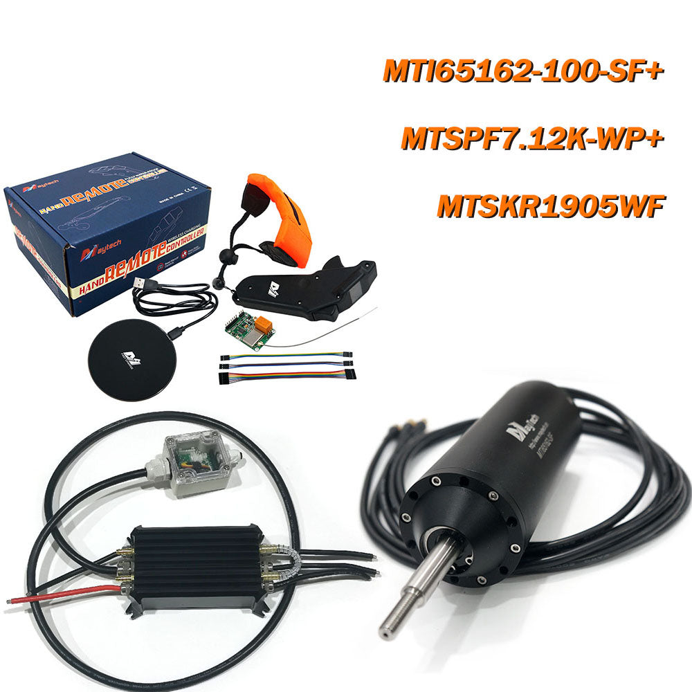 MAYRC Combination Set 200A Waterproof VESC IP68 Remote 100KV 200KV Brushless Motor and Drivers for E-foil Jetsurf