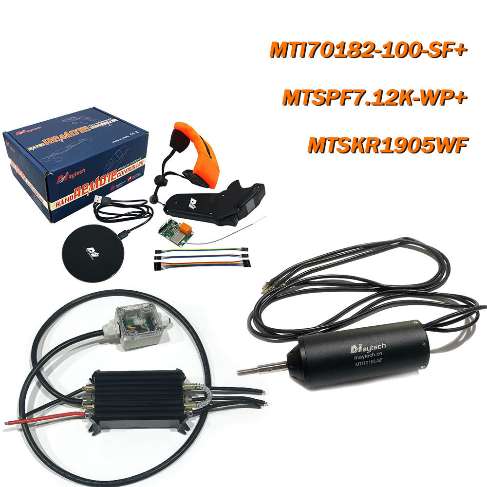 MAYRC Combination Set 200A Waterproof VESC IP68 Remote 100KV 200KV Brushless Motor and Drivers for E-foil Jetsurf