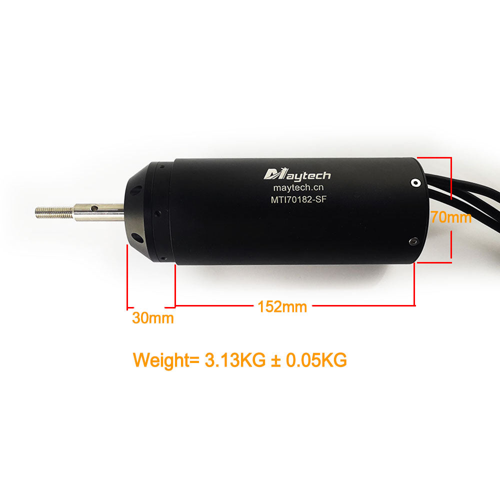 In Stock Maytech 9KW 70182 120KV Inrunner IP68 Waterproof Motor for Efoil Kayak SUP Board E-Propulsion