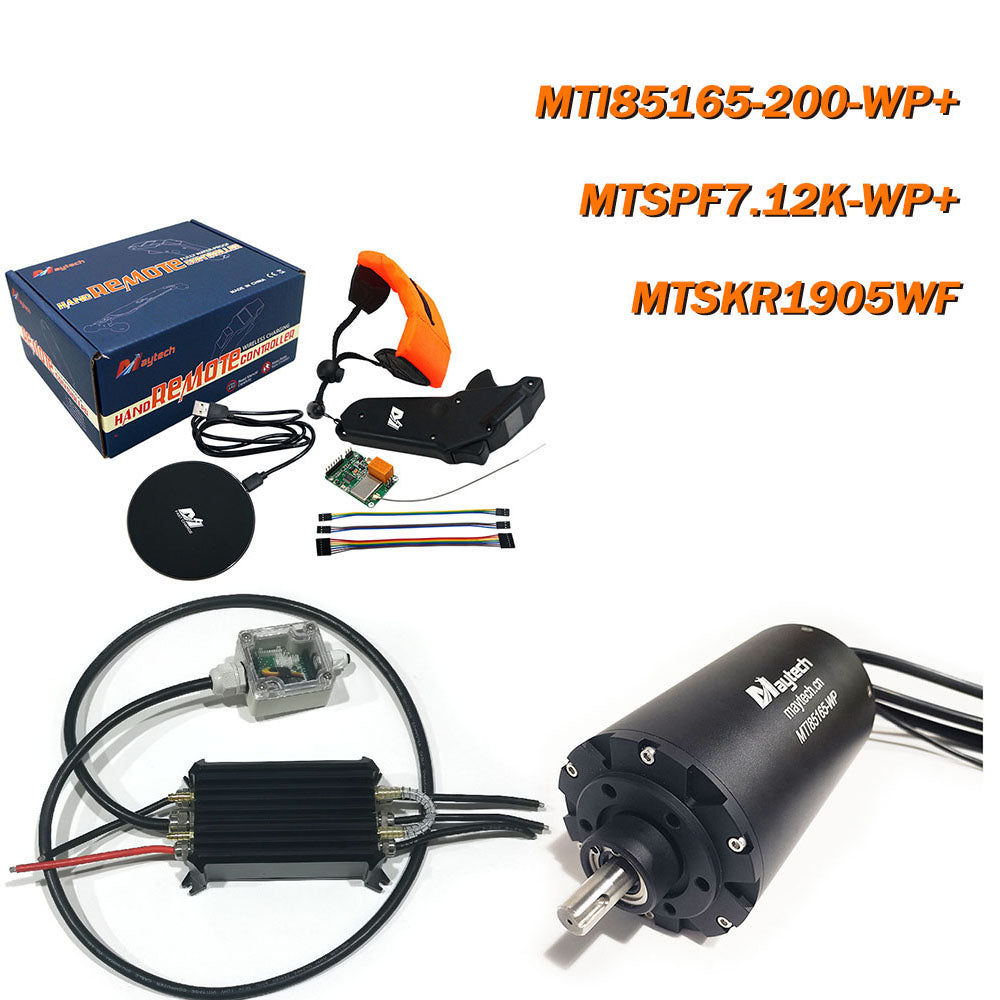 MAYRC Combination Set 200A Waterproof VESC IP68 Remote 100KV 200KV Brushless Motor and Drivers for E-foil Jetsurf