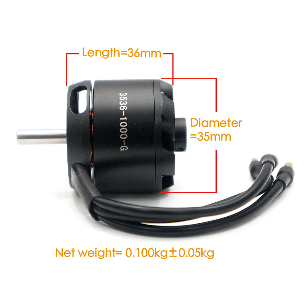Maytech 50pcs 3536 BLDC Motor 910KV / 1100KV 1400KV / 1700KV for RC Airplane Helicopter Robotics
