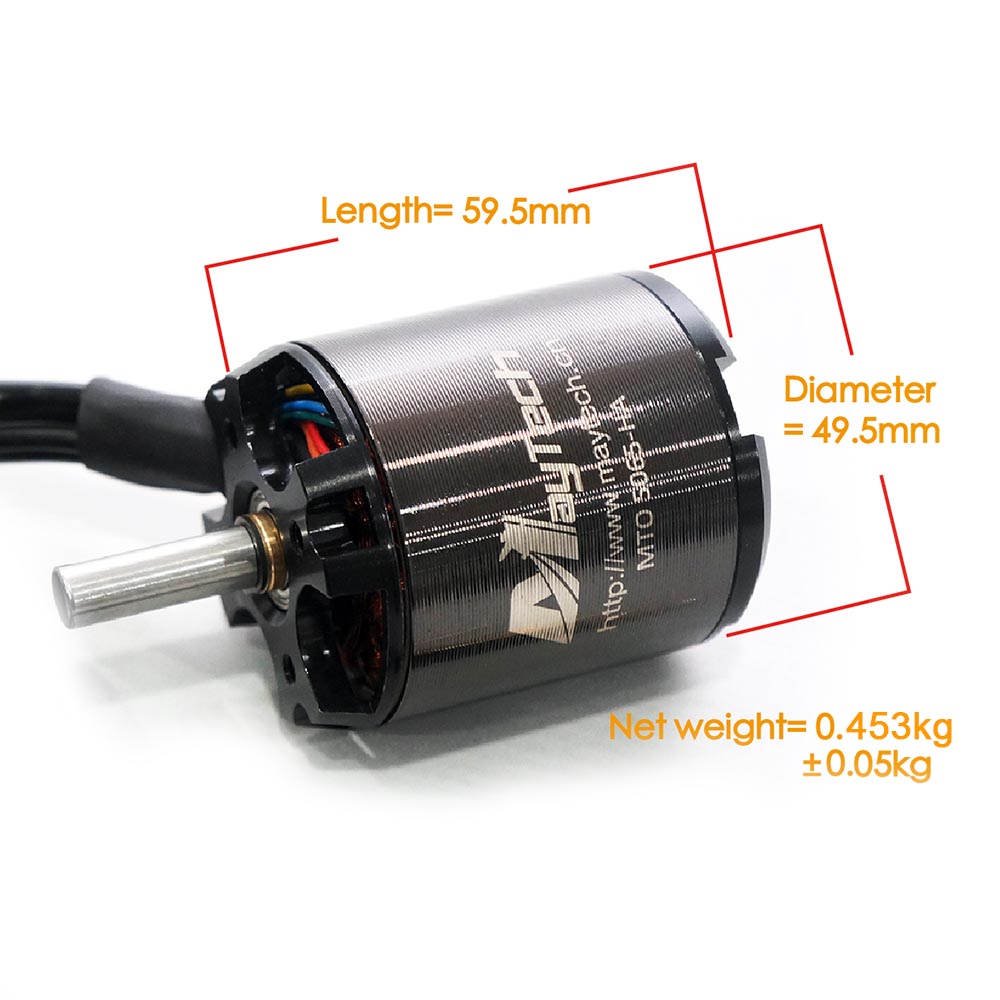 In Stock 5065 70KV / 220KV Unsealed Sensord Brushless DC Motor for Fighting Robots Eskateboard Go-kart