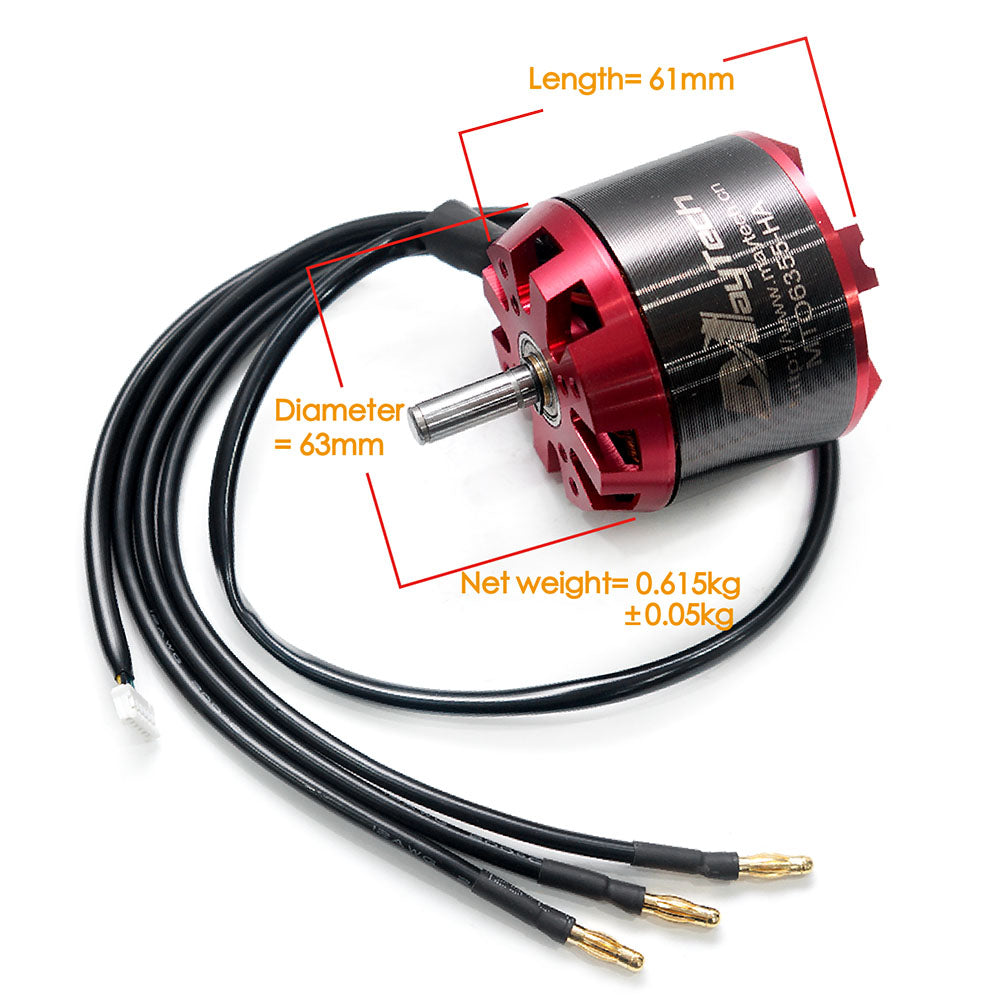 In Stock Unsealed 6355 BLDC Motor 8mm Shaft for Fighting Robots Electric Skateboard Go Kart