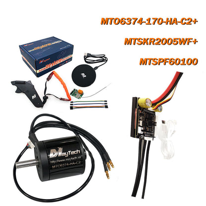 MAYRC Combination Set 100A VESC 90KV 170KV 200KV Hall Motor Wireless Remote Controller for Skateboard Electric