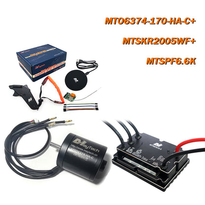 MAYRC Combination Set 200A V6.0 VESC 90KV 170KV 200KV Hall Motor Wireless Remote Controller for Skateboard Parts