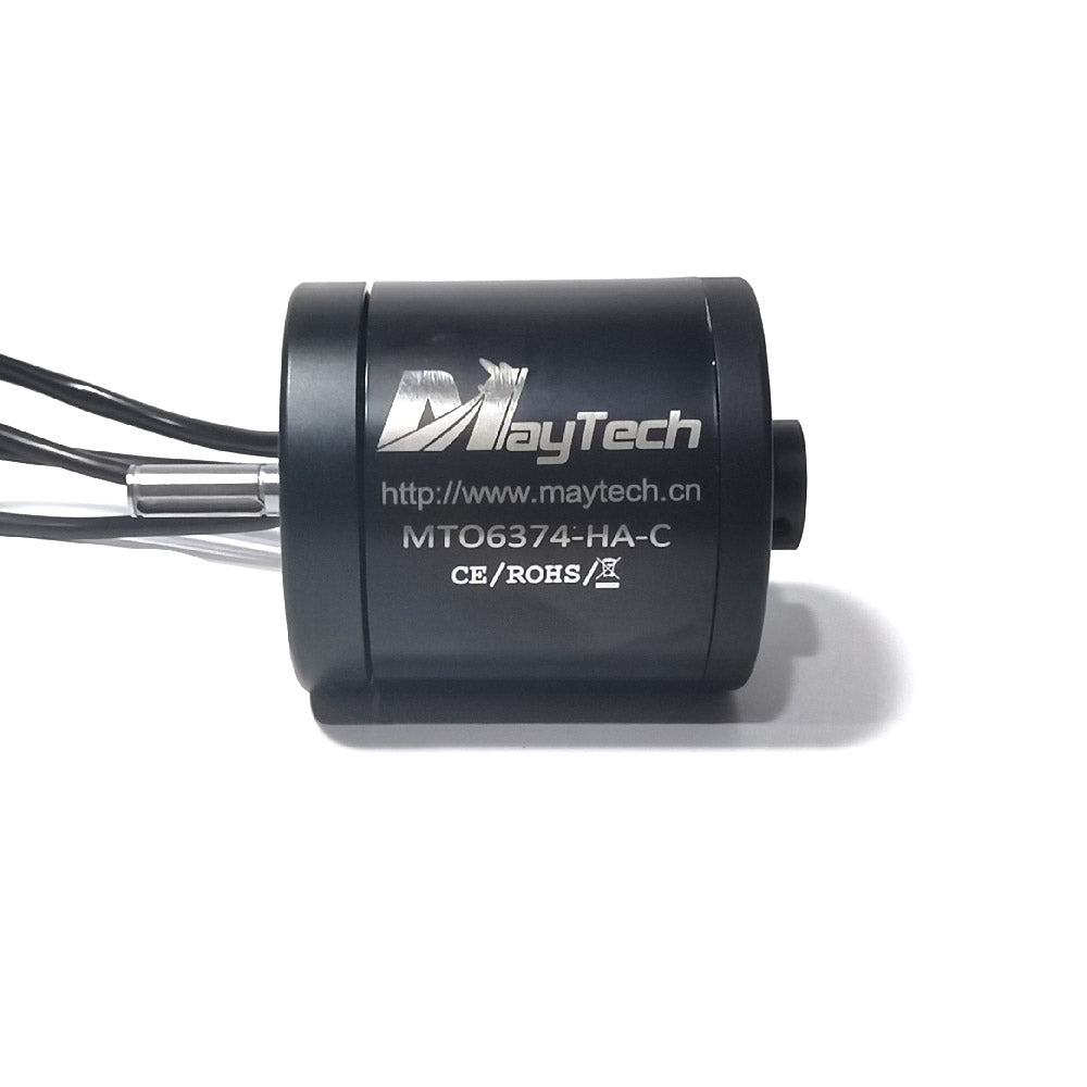 In Stock Maytech 6374 Sealed Cover 8mm Shaft BLDC Motor for Electric Skateboard Go-Kart Fighting Robots