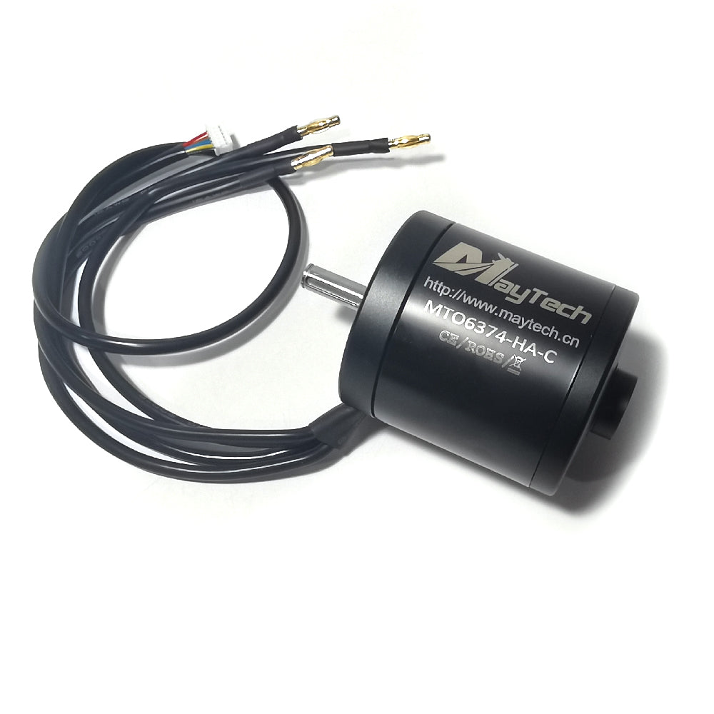 In Stock Maytech 6374 Sealed Cover 8mm Shaft BLDC Motor for Electric Skateboard Go-Kart Fighting Robots