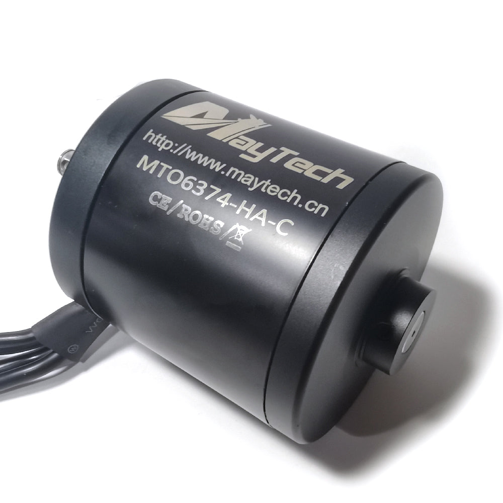 In Stock Maytech 6374 Sealed Cover 8mm Shaft BLDC Motor for Electric Skateboard Go-Kart Fighting Robots