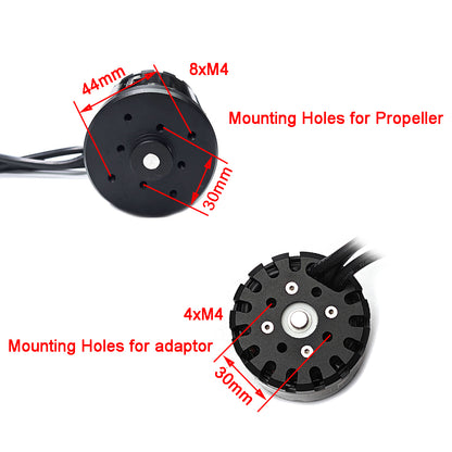 In Stock Pro Foil Assist Motor 6579 Outrunner Waterproof Motor 5.5KW 41kg Thruster for Tow Boogie Efoil